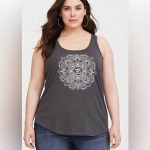 Torrid mandala fit tank top
